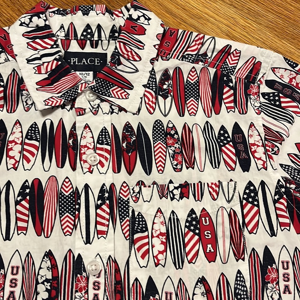 Patriotic Beach Shirt